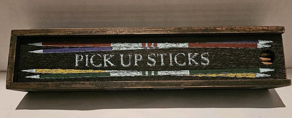 Melissa & Doug Old-Fashioned Pick-Up Sticks Game 41 Hand-Crafted Wood...